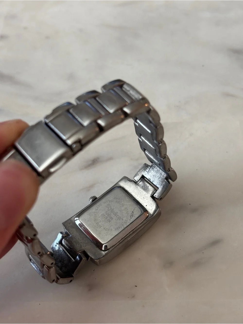 Silver Crystal-Accent Women’s Bracelet Watch - Silver